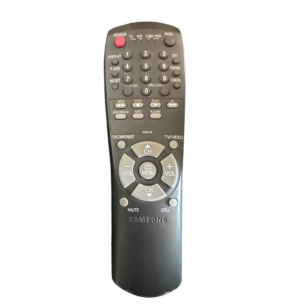 Samsung Remote Control Black Universal TV DVD VCR Cable OEM Replacement‎ 00251B